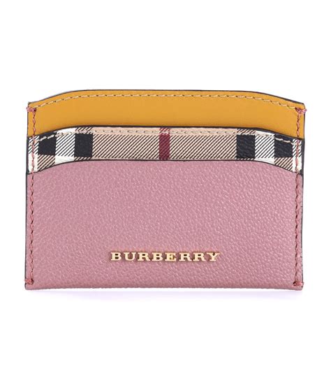 burberry card holder pink